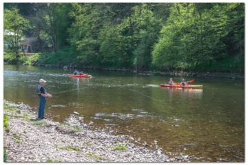 Vissen op de Ourthe