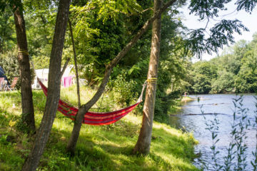 vissen op de Dordogne