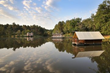 vissen opCamping L'Etang de bazange