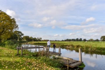 vissen op de Regge vakantiepark Molke