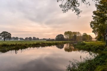 vissen op de Regge vakantiepark Molke