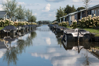 vissen op vakantiepark giethoorn