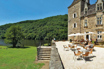 vissen op de Dordogne